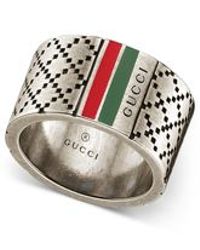 silver gucci ring mens