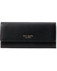 kate spade spencer slim flap wallet
