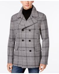 michael kors grey peacoat