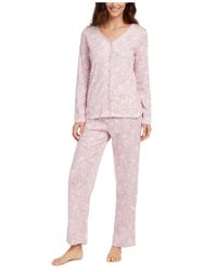 pajamas cotton charter created club printed macy pink