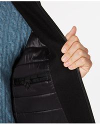 Calvin klein men's long open bottom overcoat Clearance