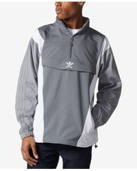 adidas quarter zip windbreaker
