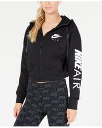 nike varsity fleece crop pullover