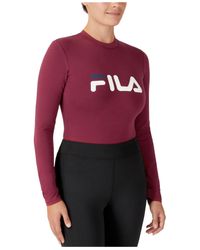 red fila bodysuit