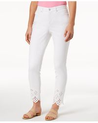 macys white jeans