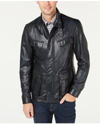 barbour leather motorcycle jacket