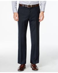 ralph lauren navy plaid ultraflex dress pants