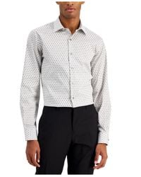 alfani men's dress shirts slim fit