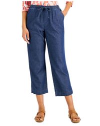 karen scott drawstring pants