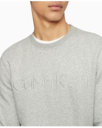 calvin klein embroidered sweatshirt