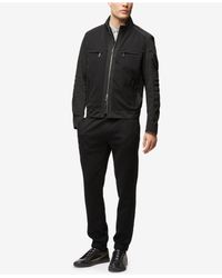 BOSS by HUGO BOSS Synthetic Mercedes-benz Collection Blouson Jacket In  Technical Fabric in Black for Men | Lyst
