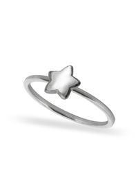 Alex Woo Metallic Mini Star Stacker Ring