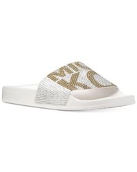 mk sandals slides