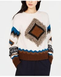 Brown Soft Wool Sweater Cropped Jumper Medium Size WEEKEND Max Mara
