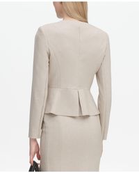 petite peplum blazer