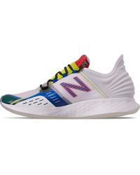 new balance fresh foam roav blur translucent running shoes