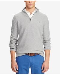 mens polo quarter zip