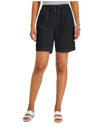 Karen Scott Sport Womens Plus Bermuda 
