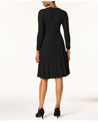 nine west cable knit sweater dress