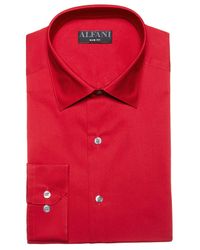 alfani slim fit dress shirt