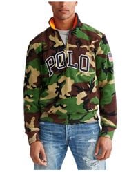camo fleece sweatshirt