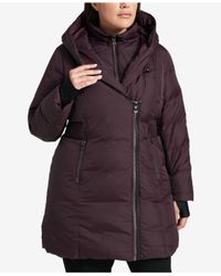 dkny plus size puffer coat