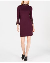 calvin klein studded sweater dress