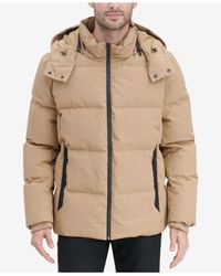 cole haan men's oxford hooded jacket