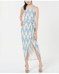 derek heart wrap dress