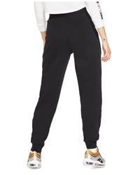nike black and gold sweatpants