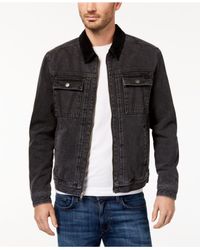 rvca black denim jacket