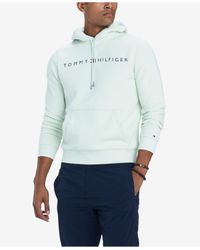 Tommy hilfiger men's lock up logo hoodie Clearance