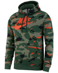 red camo hoodie nike