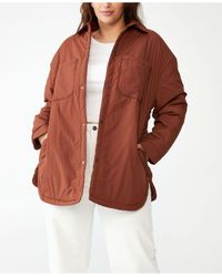 cotton on fluffy jacket