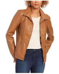 style and co leather jacket