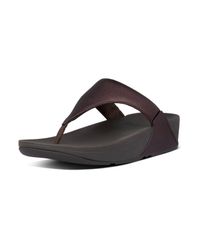 FitFlop Lulu Shimmer Sandals - Gold Shimmer-Print