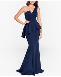 peplum gown