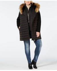 calvin klein performance plus size hooded walker jacket