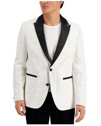 inc mens sequin jacket