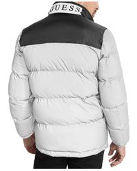 guess reflective bomber jacket