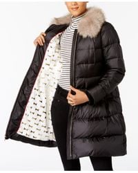 skirted puffer coat