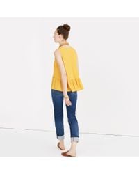 madewell peplum tank