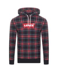 levis checkered hoodie