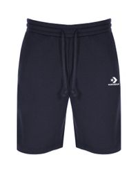 navy converse shorts
