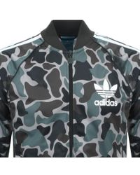 adidas originals superstar track top green