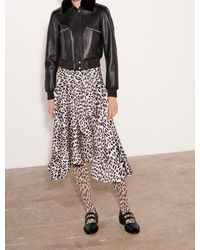 maje heart leather jacket