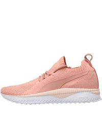 peach puma trainers