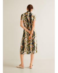 mango floral vintage dress