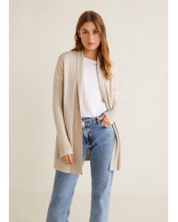 mango ribbed cardigan