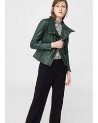 leather jacket mango